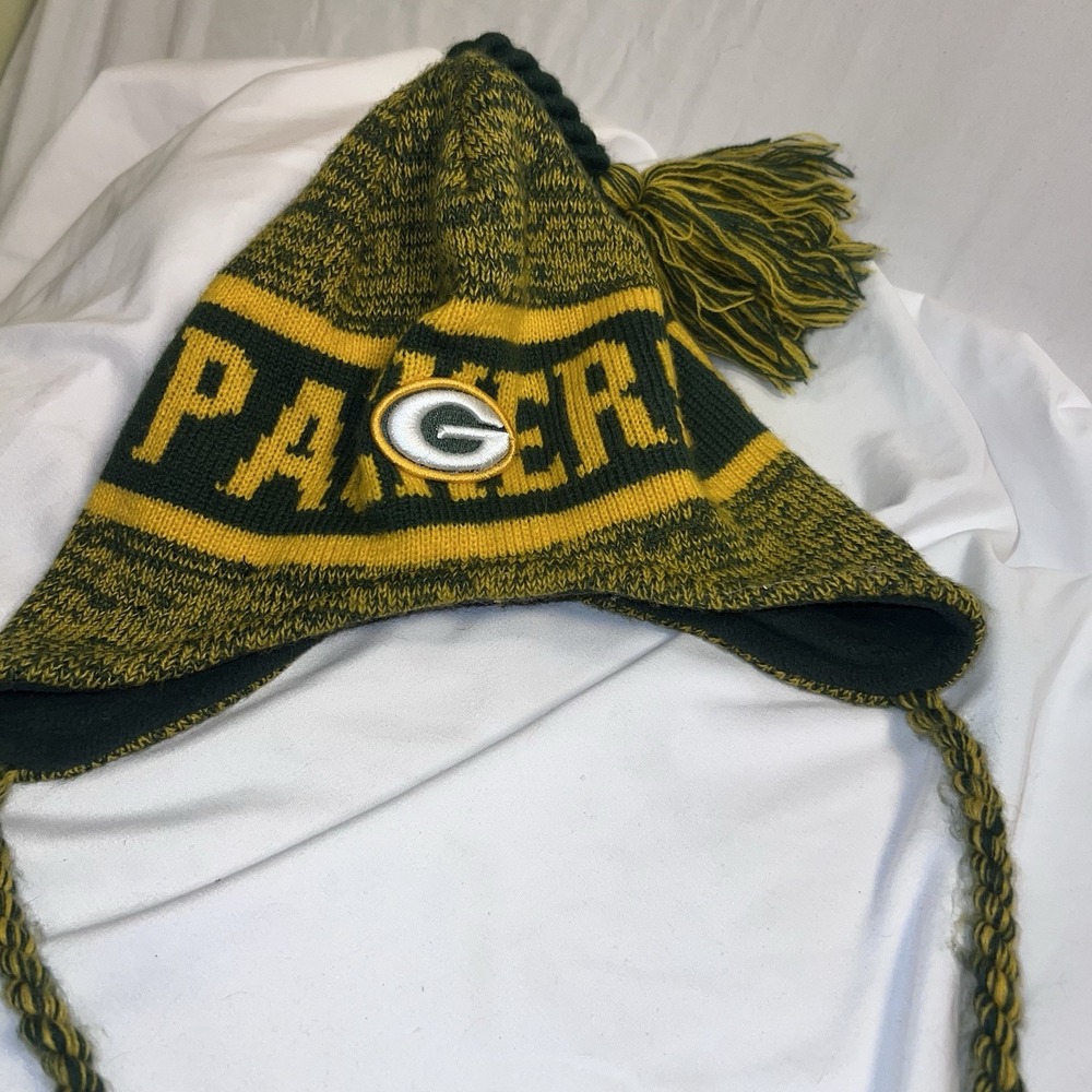 Reebok Green Bay Packers Beanie Hat NFL Team Apparel One Size - Picture 3 of 6